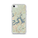 Custom Lake Travis Texas Map Phone Case in Woodblock