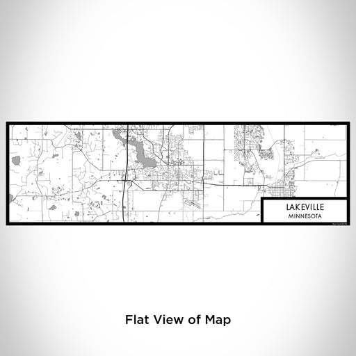Flat View of Map Custom Lakeville Minnesota Map Enamel Mug in Classic