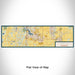 Flat View of Map Custom Lakeville Minnesota Map Enamel Mug in Woodblock