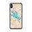 Custom iPhone XS Max Lake Winnipesaukee New Hampshire Map Phone Case in Watercolor
