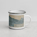 Right View Custom Lakewood Ohio Map Enamel Mug in Afternoon
