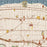 Lakewood Ohio Map Print in Woodblock Style Zoomed In Close Up Showing Details