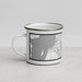 Left View Custom Lakewood Washington Map Enamel Mug in Classic