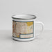 Right View Custom Lakewood Washington Map Enamel Mug in Woodblock