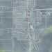 Lamar Colorado Map Print in Afternoon Style Zoomed In Close Up Showing Details