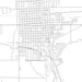 Lamar Colorado Map Print in Classic Style Zoomed In Close Up Showing Details