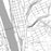Lambertville New Jersey Map Print in Classic Style Zoomed In Close Up Showing Details