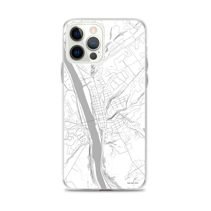 Custom Lambertville New Jersey Map iPhone 12 Pro Max Phone Case in Classic