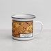 Right View Custom Lambertville New Jersey Map Enamel Mug in Ember
