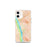 Custom Lambertville New Jersey Map iPhone 12 mini Phone Case in Watercolor