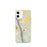 Custom Lambertville New Jersey Map iPhone 12 mini Phone Case in Woodblock