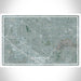 La Mirada California Map Print Landscape Orientation in Afternoon Style With Shaded Background