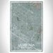 La Mirada California Map Print Portrait Orientation in Afternoon Style With Shaded Background