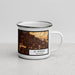 Right View Custom La Mirada California Map Enamel Mug in Ember