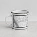 Left View Custom Lancaster Pennsylvania Map Enamel Mug in Classic