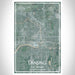 Lansing Michigan Map Print Portrait Orientation in Afternoon Style With Shaded Background
