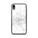 Custom Lansing Michigan Map Phone Case in Classic