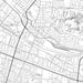 La Puente California Map Print in Classic Style Zoomed In Close Up Showing Details