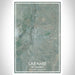 Laramie Wyoming Map Print Portrait Orientation in Afternoon Style With Shaded Background
