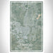 Laredo Texas Map Print Portrait Orientation in Afternoon Style With Shaded Background