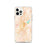 Custom Laredo Texas Map iPhone 12 Pro Phone Case in Watercolor