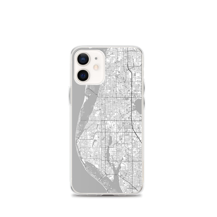 Custom Largo Florida Map iPhone 12 mini Phone Case in Classic