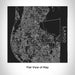 Rendered View of Largo Florida Map Engraving on 17oz Stainless Steel Insulated Tumbler in Black
