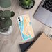 Custom Largo Florida Map Phone Case in Watercolor