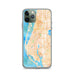 Custom Largo Florida Map Phone Case in Watercolor