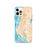 Custom Largo Florida Map iPhone 12 Pro Phone Case in Watercolor
