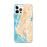 Custom Largo Florida Map iPhone 12 Pro Max Phone Case in Watercolor