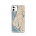 Custom Largo Florida Map Phone Case in Woodblock