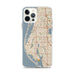 Custom Largo Florida Map iPhone 12 Pro Max Phone Case in Woodblock