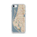 Custom Largo Florida Map iPhone SE Phone Case in Woodblock