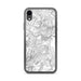 Custom iPhone XR Larkspur California Map Phone Case in Classic