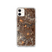 Custom iPhone 11 Larkspur California Map Phone Case in Ember