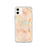 Custom iPhone 11 Larkspur California Map Phone Case in Watercolor