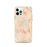 Custom iPhone 12 Pro Larkspur California Map Phone Case in Watercolor