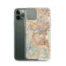 Custom Larkspur California Map Phone Case in Woodblock