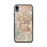 Custom iPhone XR Larkspur California Map Phone Case in Woodblock