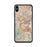 Custom iPhone XS Max Larkspur California Map Phone Case in Woodblock