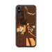 Custom iPhone X/XS Larkspur Colorado Map Phone Case in Ember