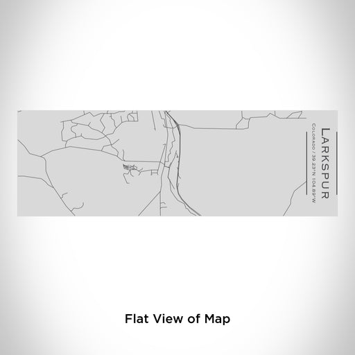 Rendered View of Larkspur Colorado Map Engraving on 10oz Stainless Steel Insulated Cup with Sipping Lid