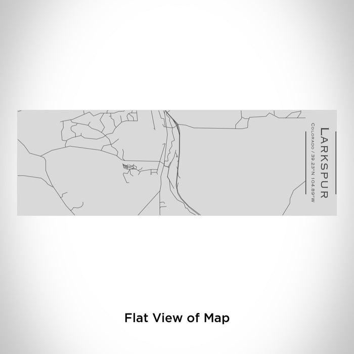 Rendered View of Larkspur Colorado Map Engraving on 10oz Stainless Steel Insulated Cup with Sipping Lid