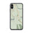 Custom iPhone X/XS Larkspur Colorado Map Phone Case in Woodblock