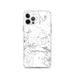 Custom Lassen Volcanic National Park Map iPhone 12 Pro Phone Case in Classic