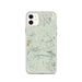 Custom Lassen Volcanic National Park Map Phone Case in Woodblock