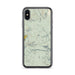 Custom Lassen Volcanic National Park Map Phone Case in Woodblock
