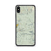 Custom Lassen Volcanic National Park Map Phone Case in Woodblock