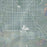 Las Vegas Nevada Map Print in Afternoon Style Zoomed In Close Up Showing Details